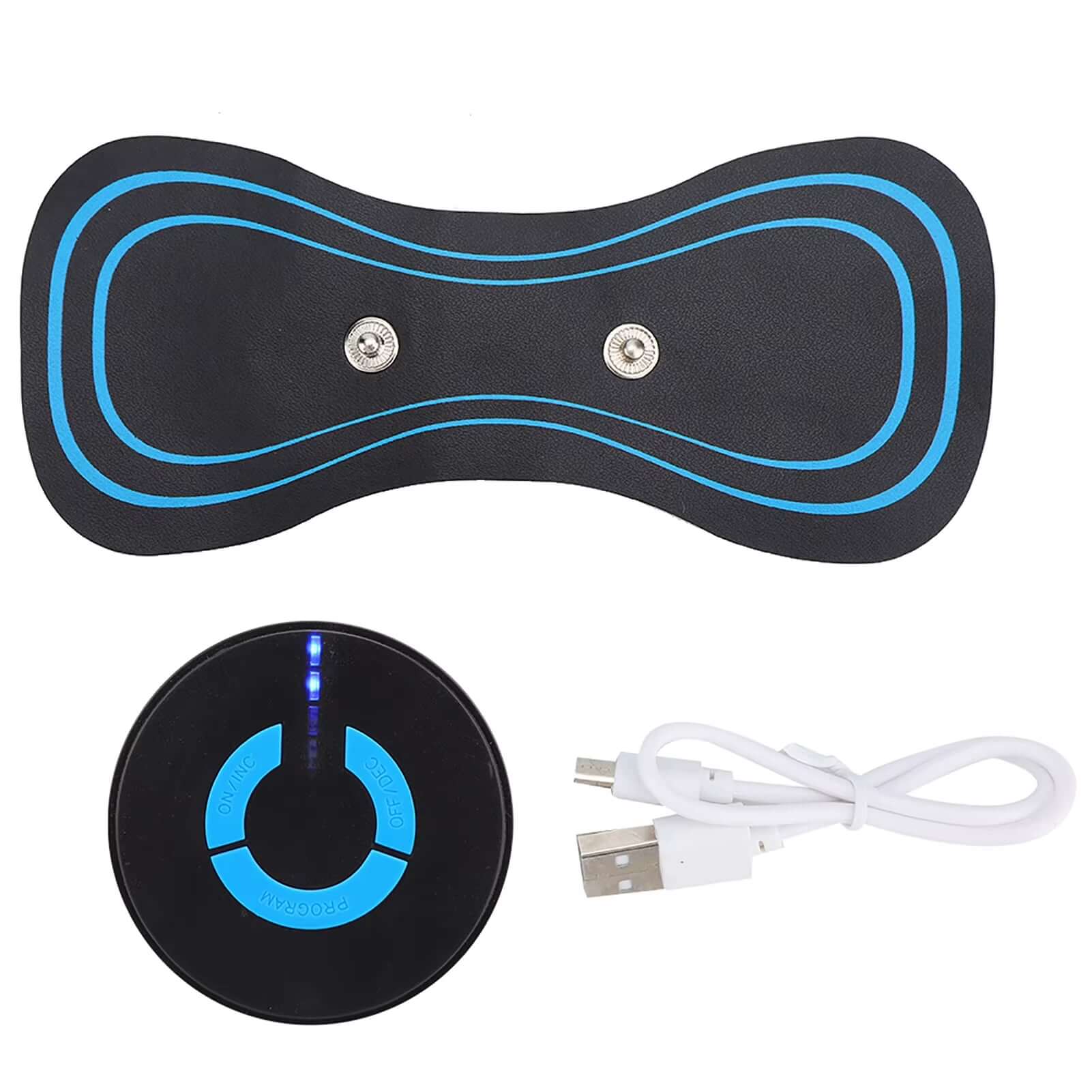 Cervical Massager Mini Neck Massager Cervical Massage Pad Pain Relief EMS Muscle Stimulator EMS Muscle Stimulator