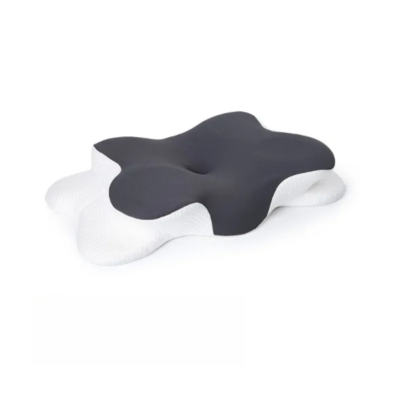 Contoured Memory Foam Pillow – Ergonomic Neck Support