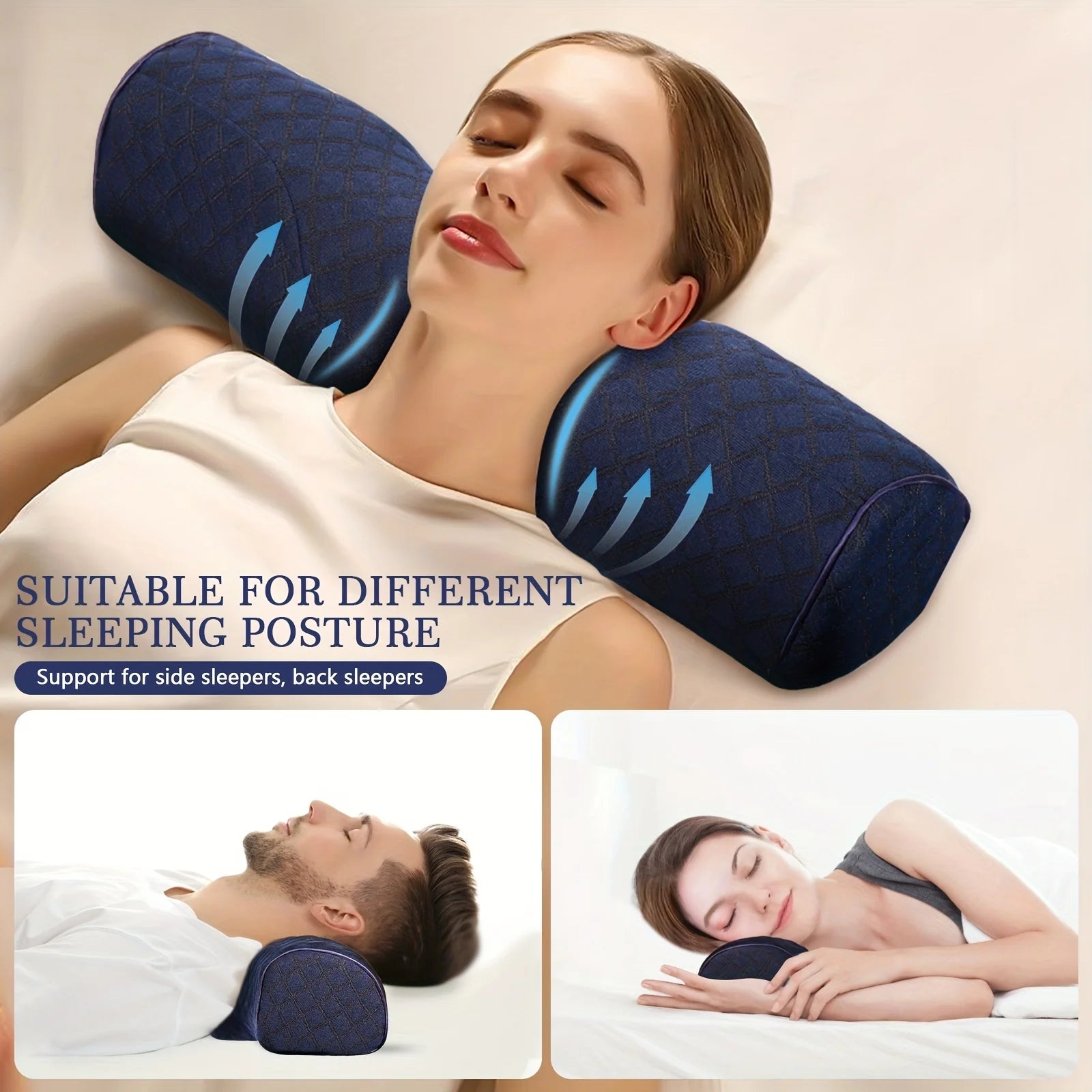 Orthopedic Neck Pillow – Superior Cervical Support & Better Sleep