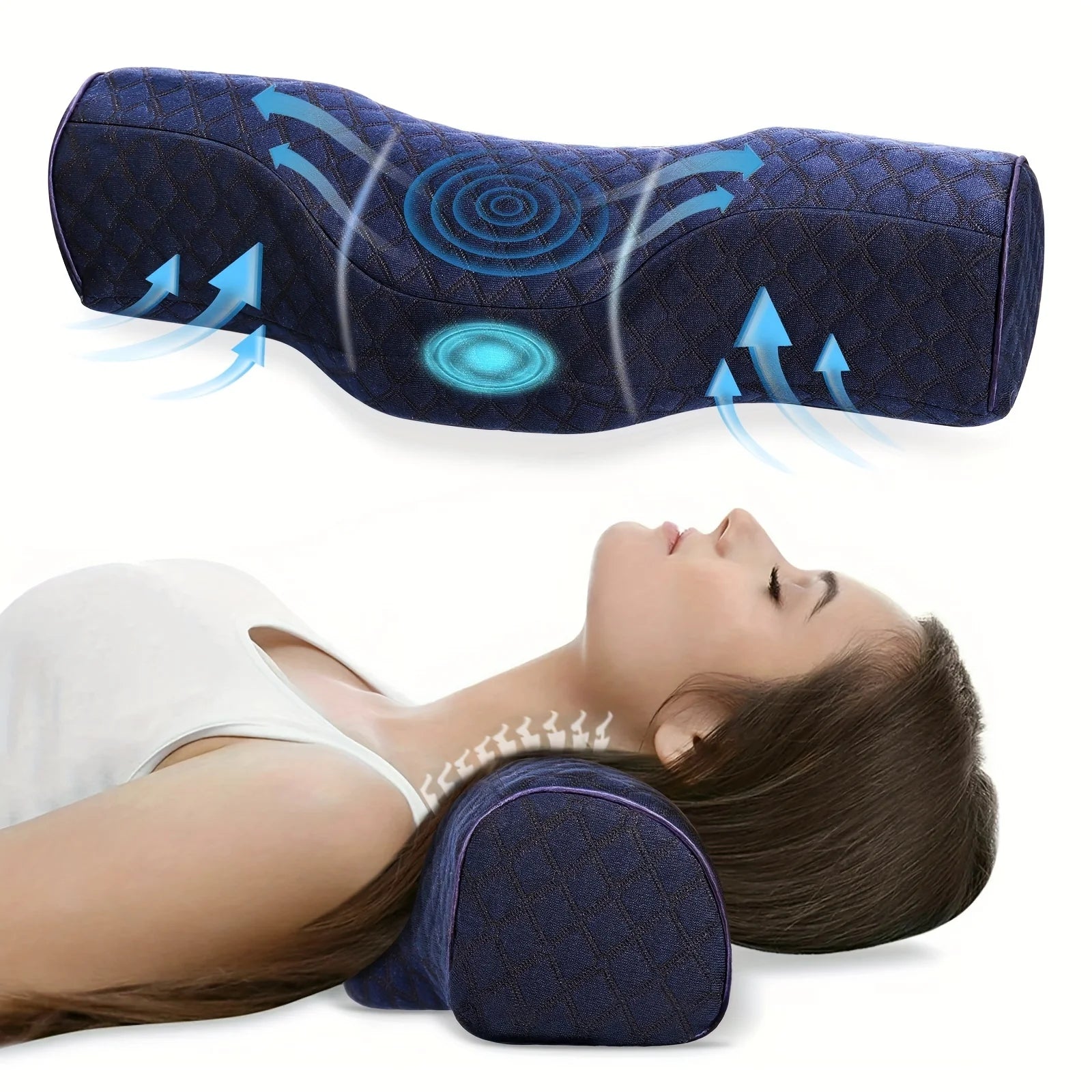 Orthopedic Neck Pillow – Superior Cervical Support & Better Sleep
