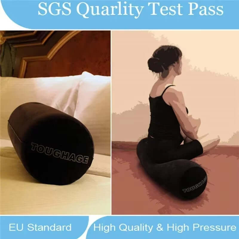 Almohada Inflable Multifuncional Para El Cuerpo, Cojín De Aire Para Yoga, Pierna Lumbar, Soporte Para Posiciones Viaje Asleeping