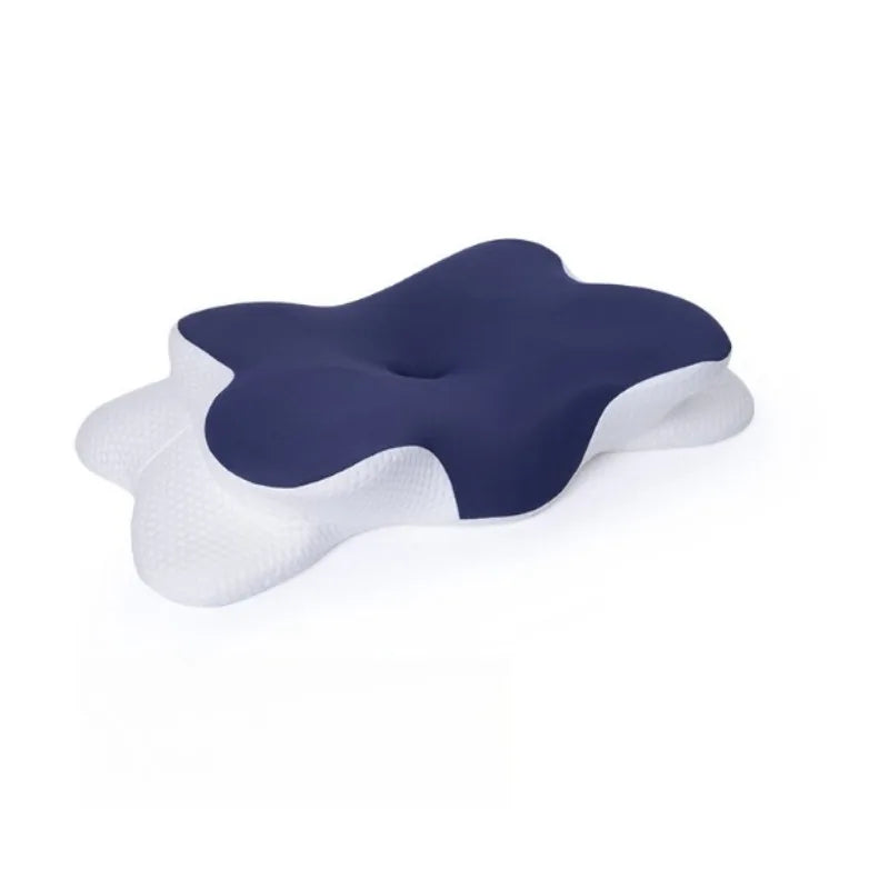 Contoured Memory Foam Pillow – Ergonomic Neck Support