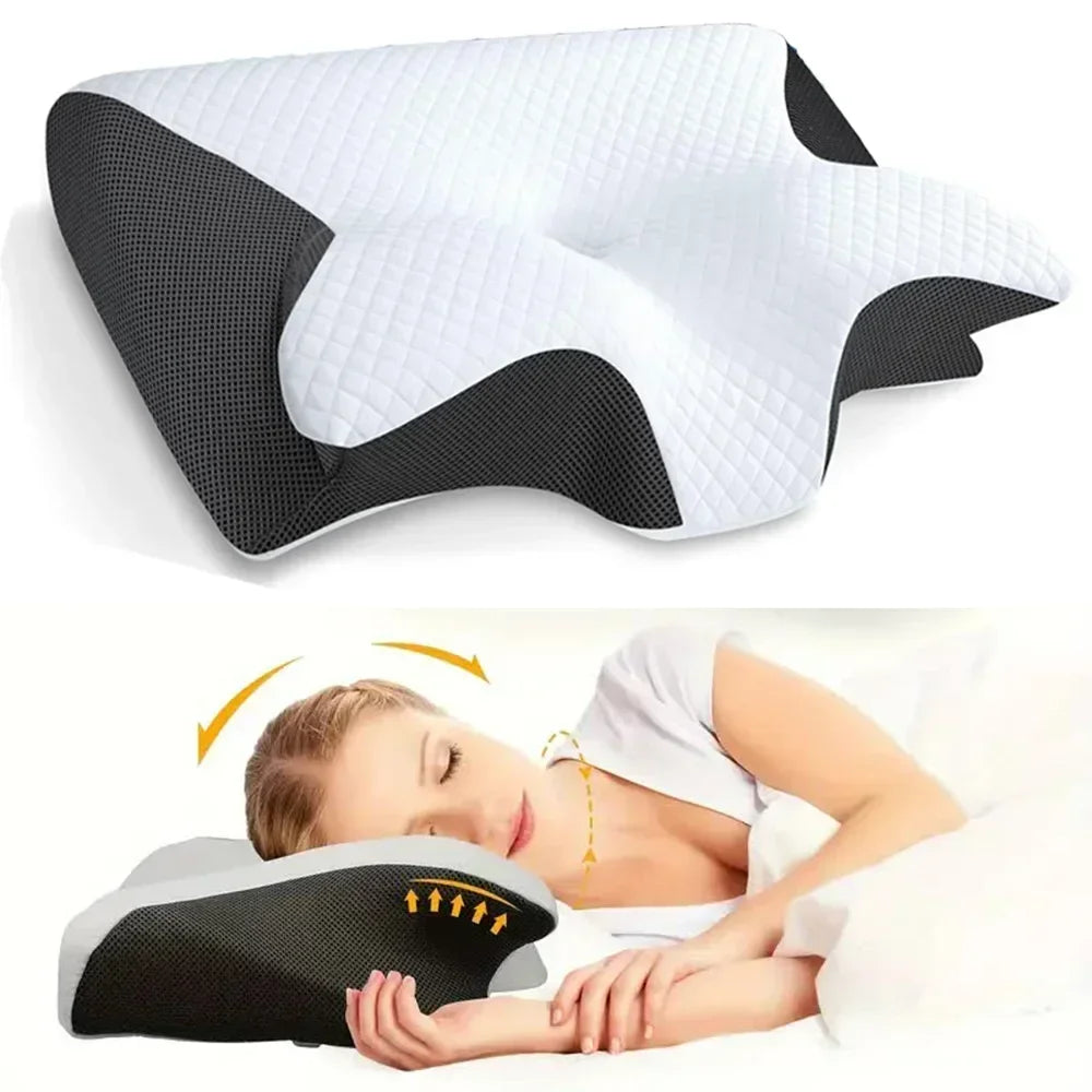 Butterfly Cervical Pillow – Ergonomic Support & Better Sleep