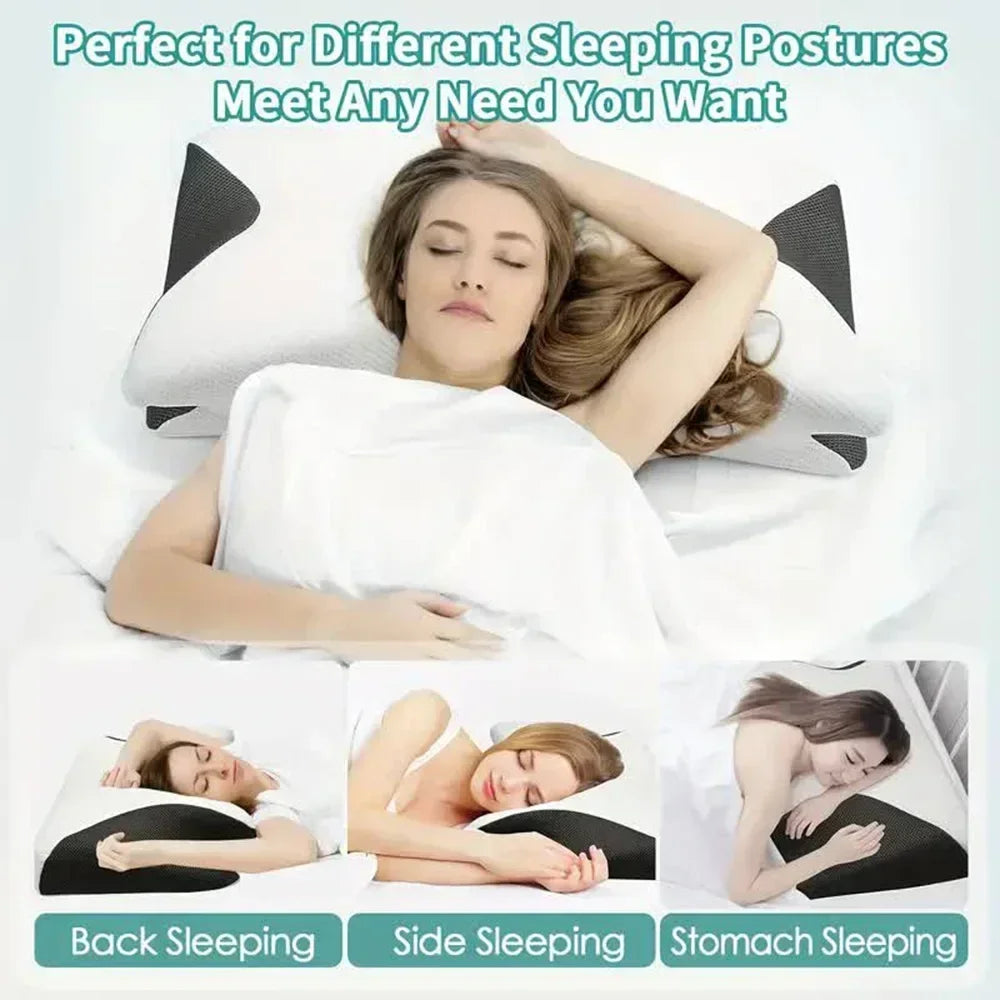 Butterfly Cervical Pillow – Ergonomic Support & Better Sleep