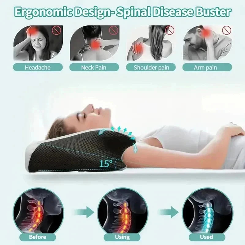 Butterfly Cervical Pillow – Ergonomic Support & Better Sleep
