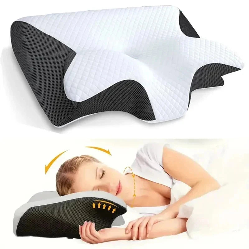Butterfly Cervical Pillow – Ergonomic Support & Better Sleep