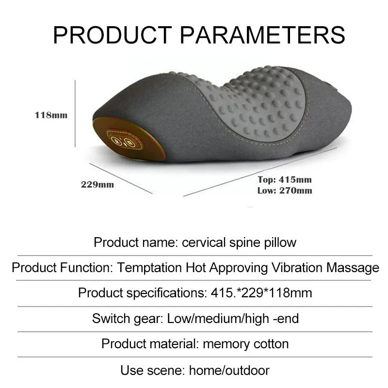 Ergonomic Memory Foam Pillow – Neck & Shoulder Support