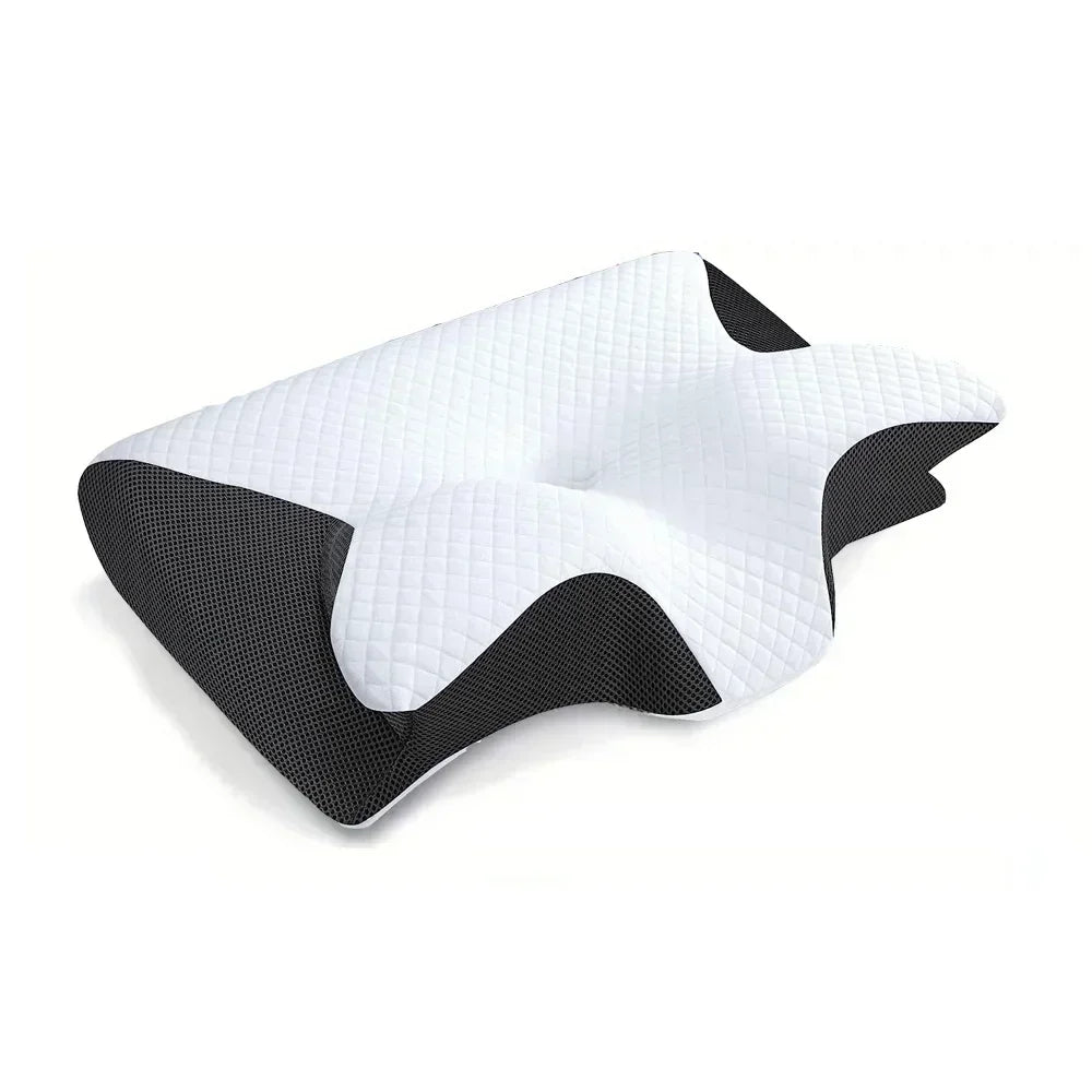 Ergonomic Memory Foam Pillow – Neck Pain Relief & Cervical Support