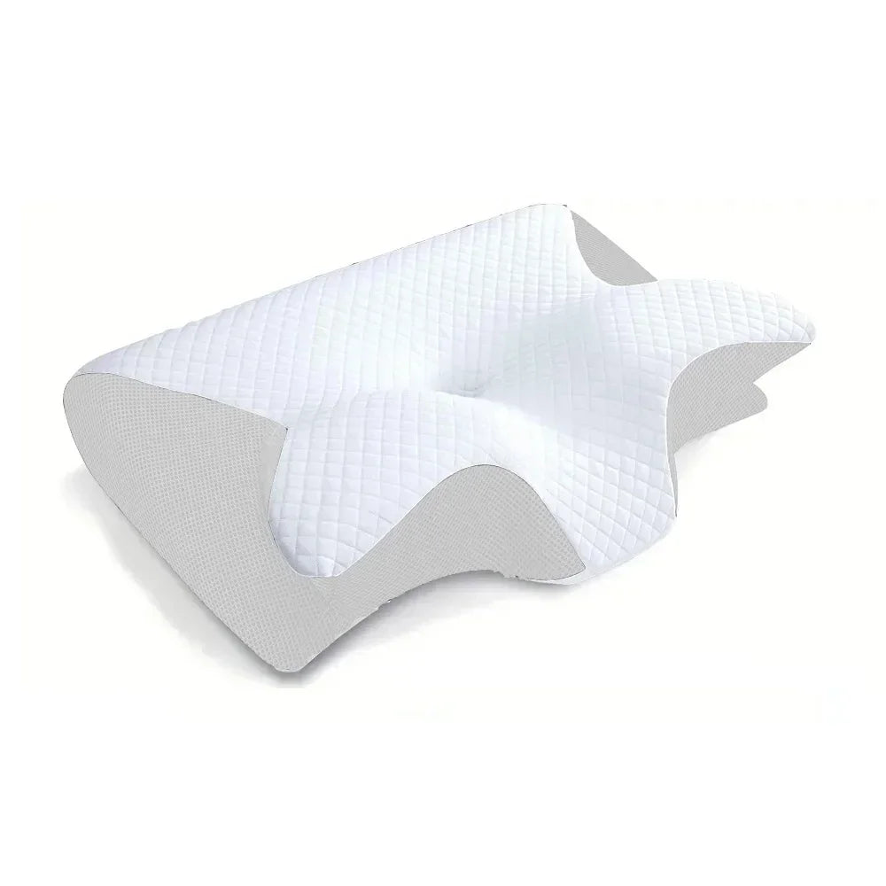 Ergonomic Memory Foam Pillow – Neck Pain Relief & Cervical Support
