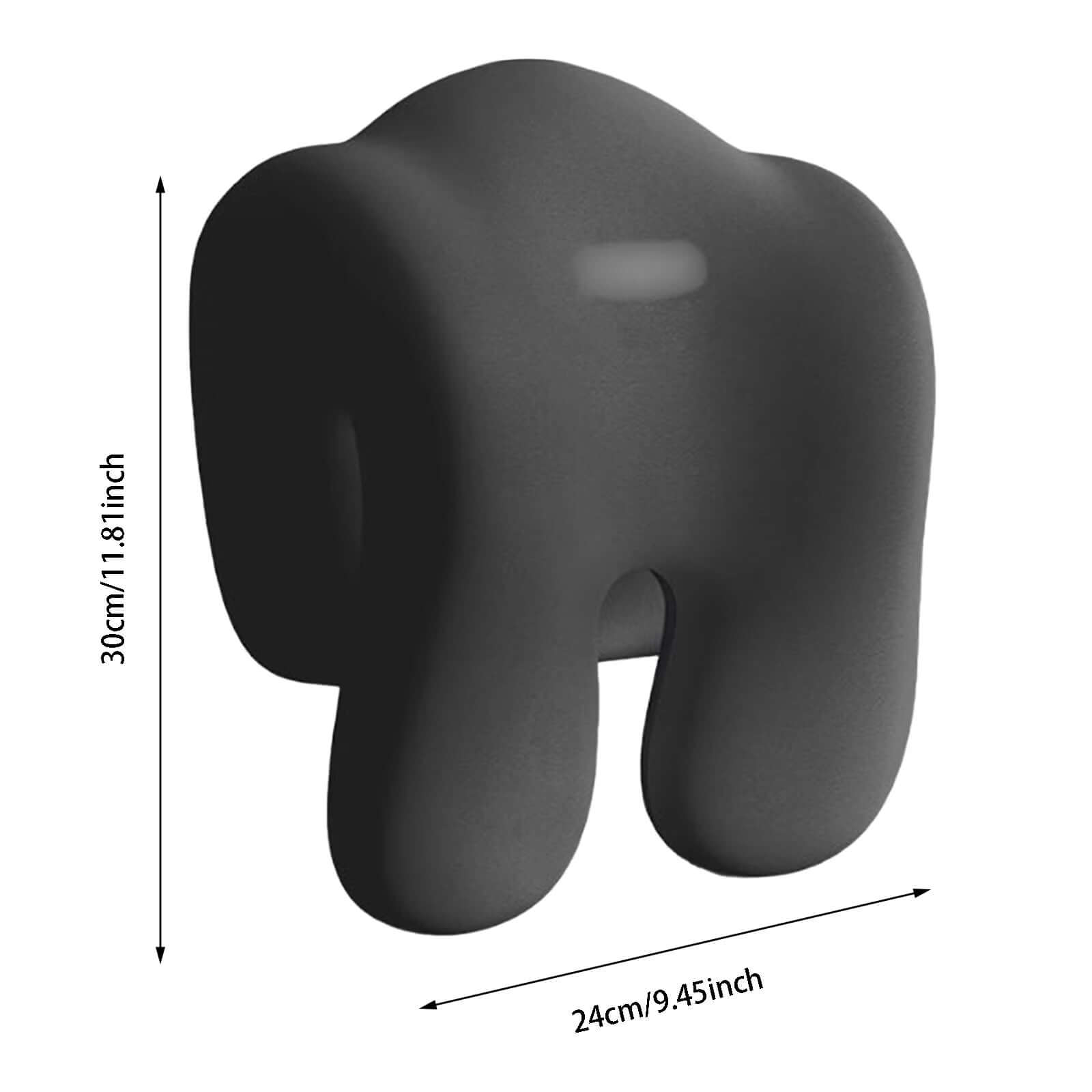 Almohada De Cuello Para Silla De Oficina Con Reposacabezas, Soporte De Memory Foam, Soporte De Cuello, Almohada De Reposacabezas De Apoyo Para Alivio De Presión, Postura Mejorada Para Silla De Trabajo, Auto, Sofá, Avión Y Viaje